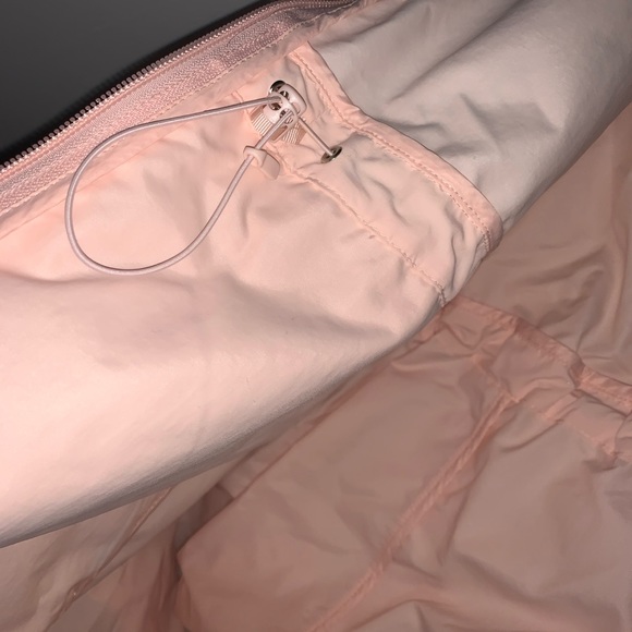 North Face Size Medium Pink Long Bomber Jacket - Picture 7 of 7